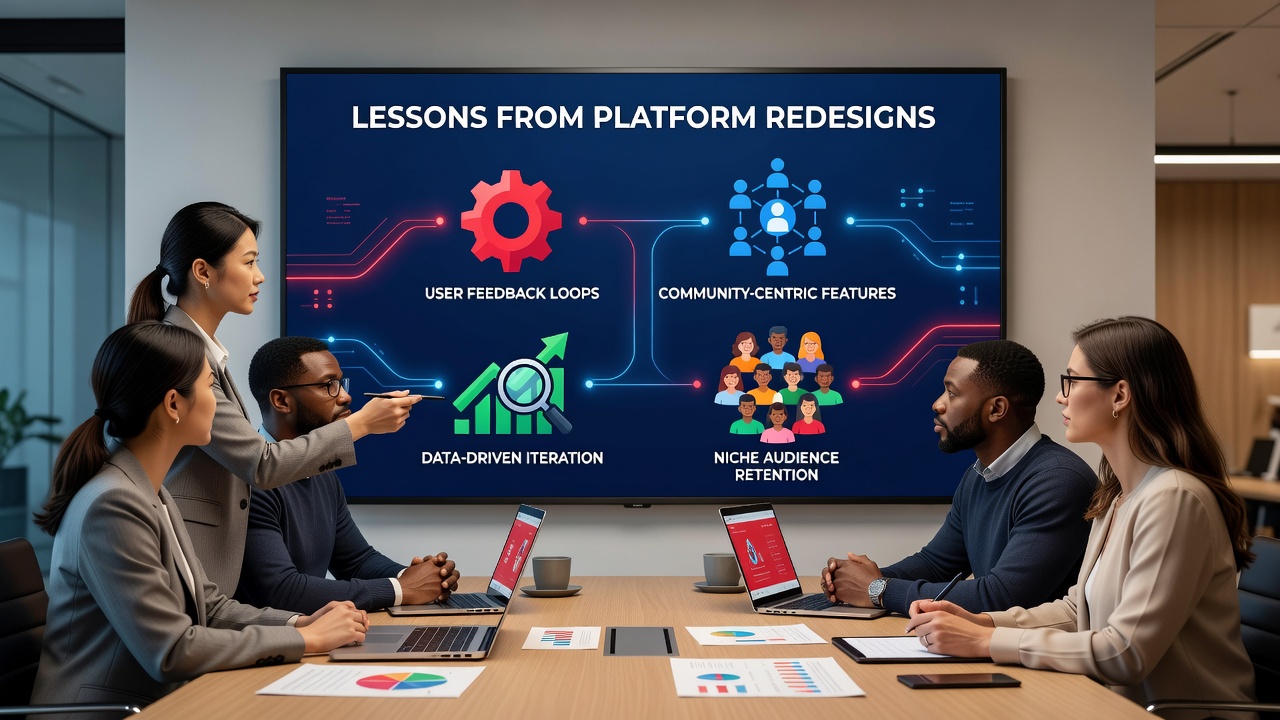 Lessons from Platform Redesigns for Maintaining Niche Audience Engagement